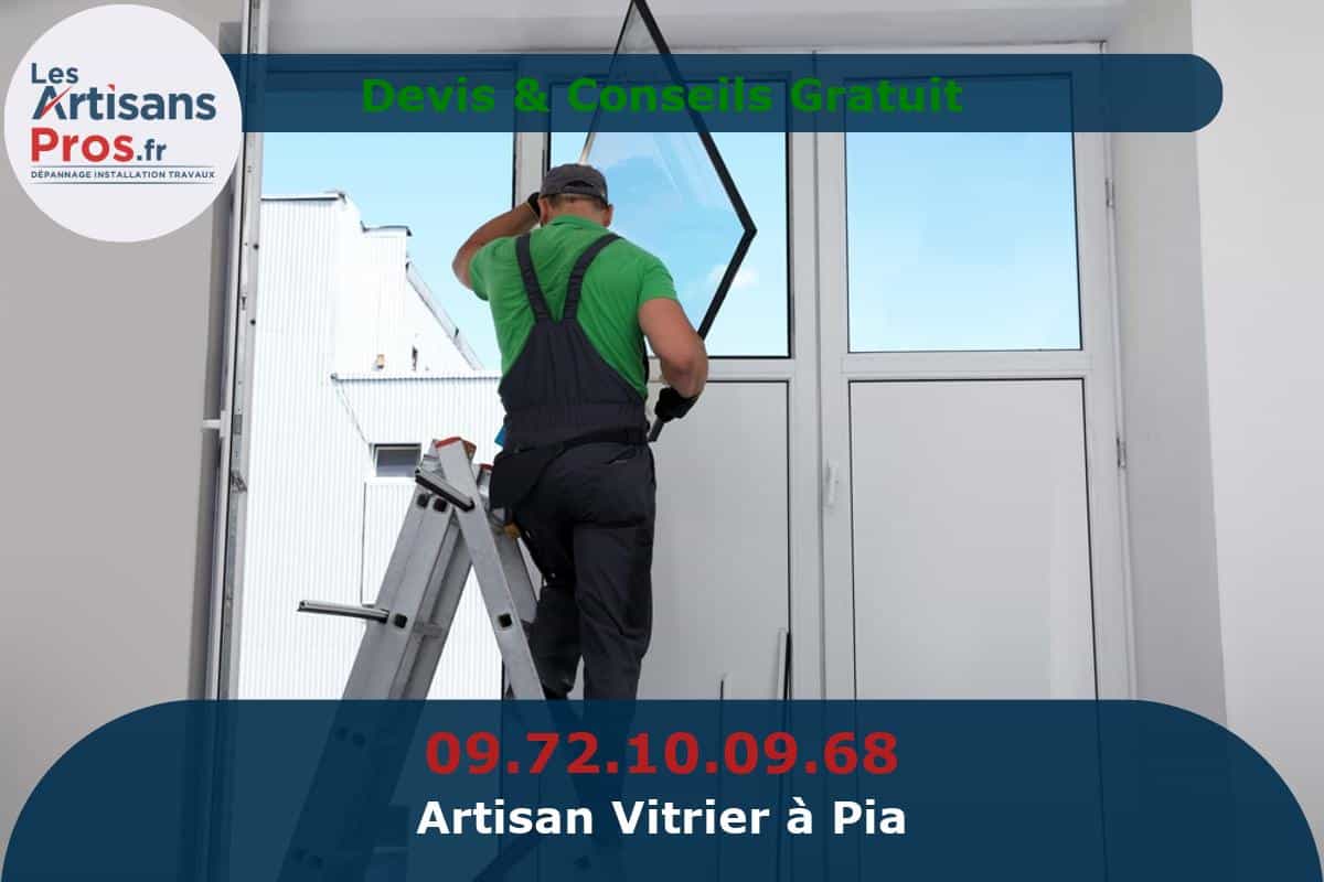 Vitrier à Pia