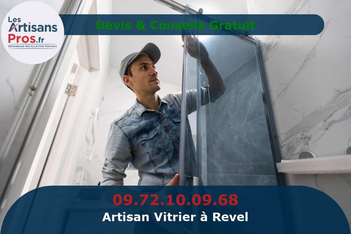 Vitrier à Revel