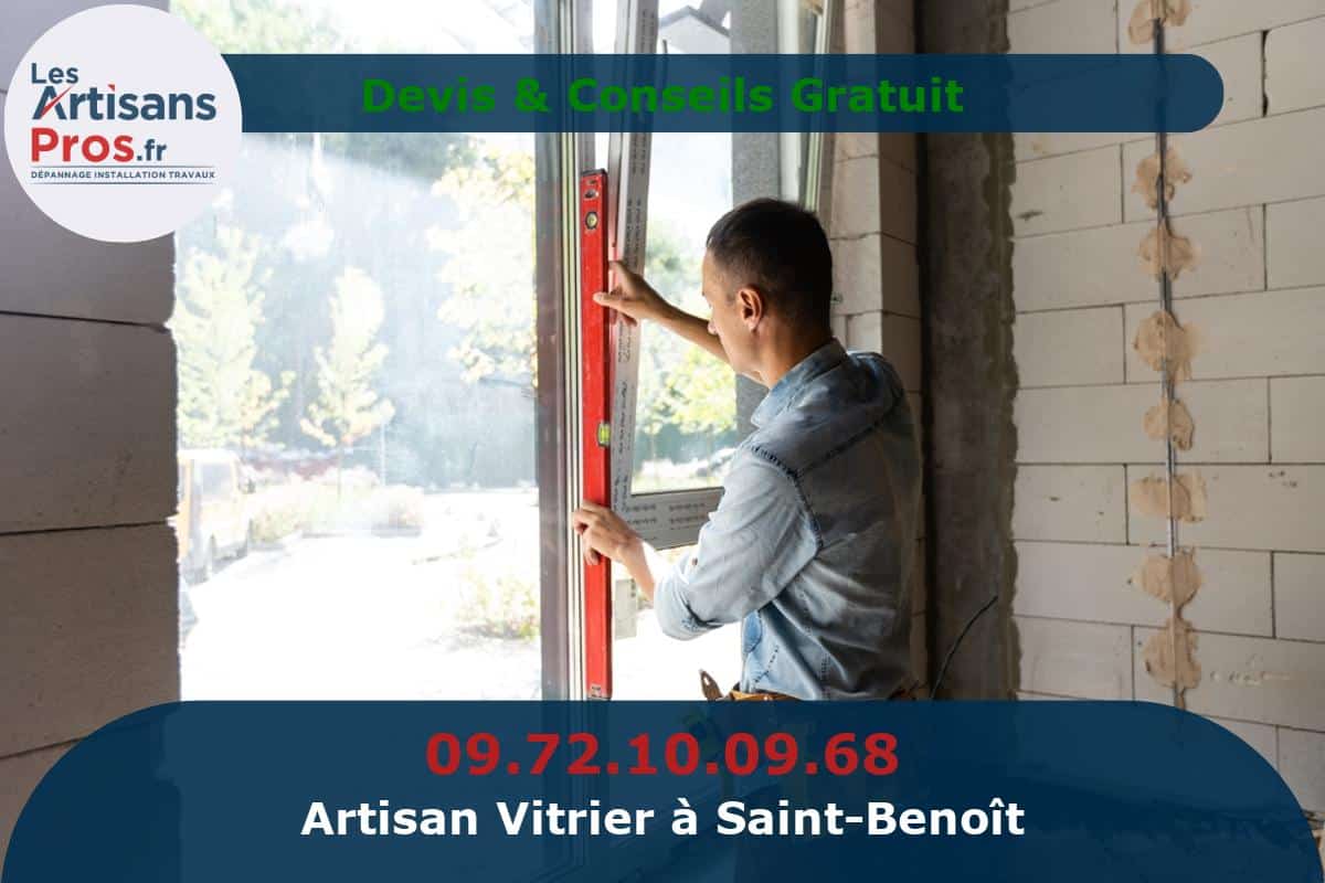 Vitrier à Saint-Benoît