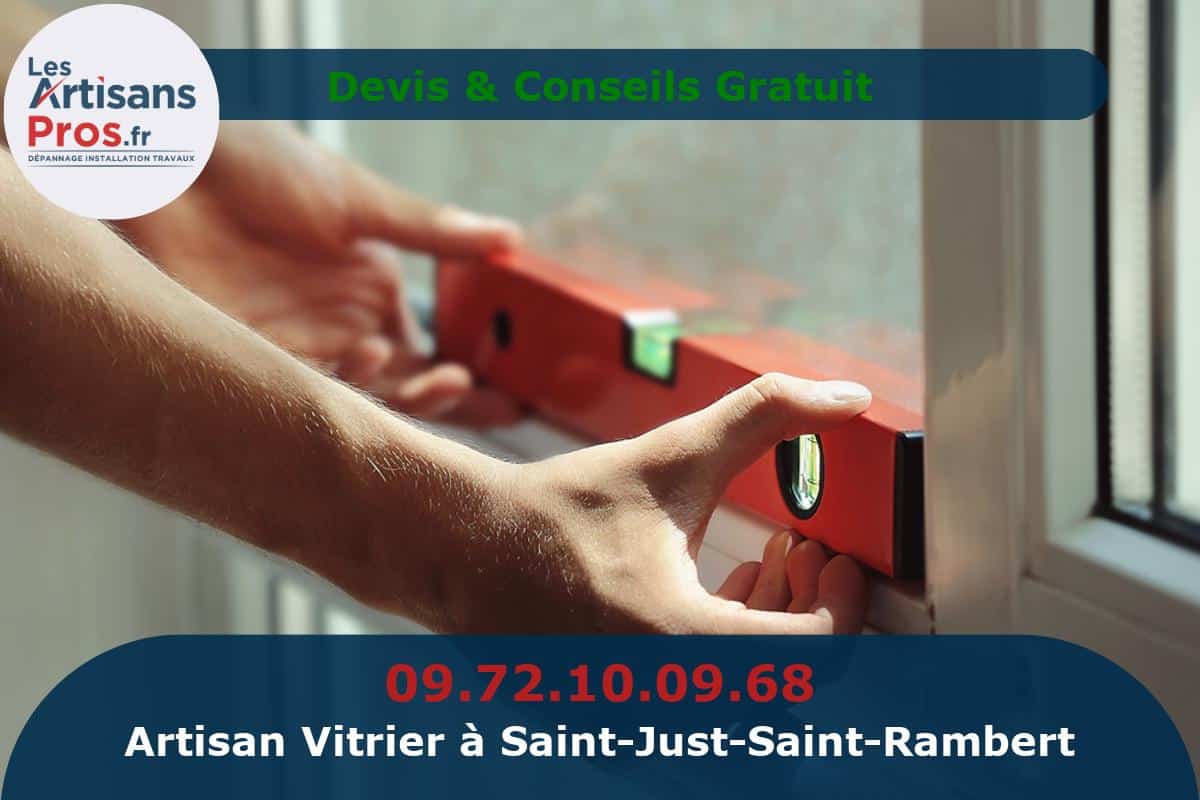 Vitrier à Saint-Just-Saint-Rambert