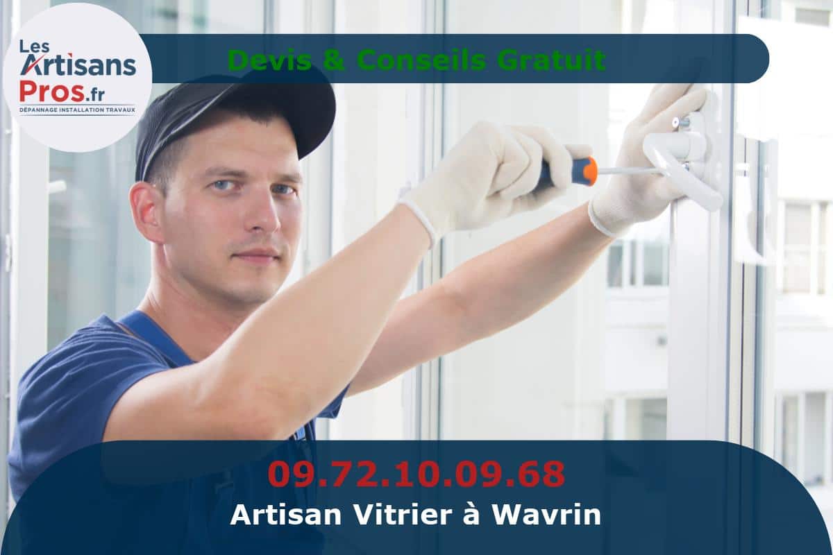 Vitrier à Wavrin