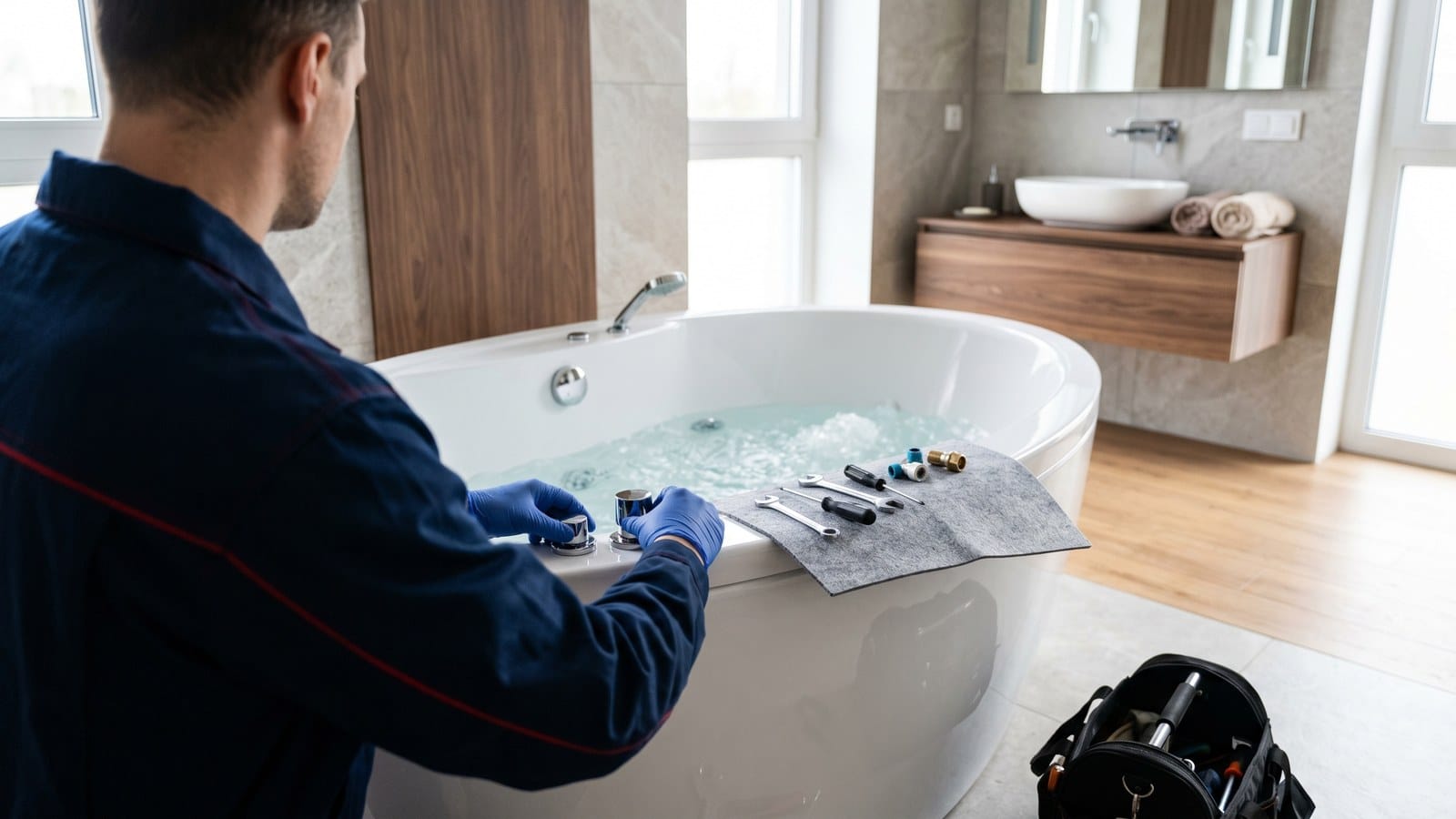 Baignoire balnéo : prix, installation et entretien