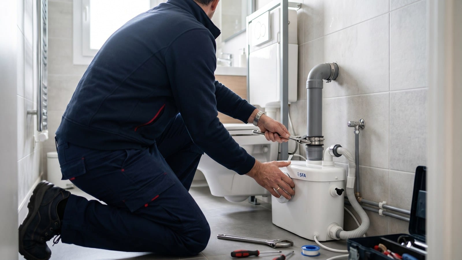 Créer une salle d'eau avec sanibroyeur : guide complet