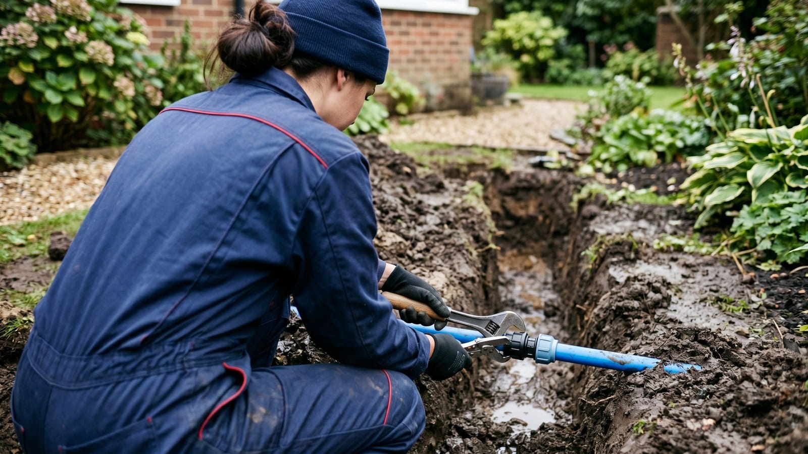 Fuite d'eau enterrée ou dans le jardin : détecter ou remplacer