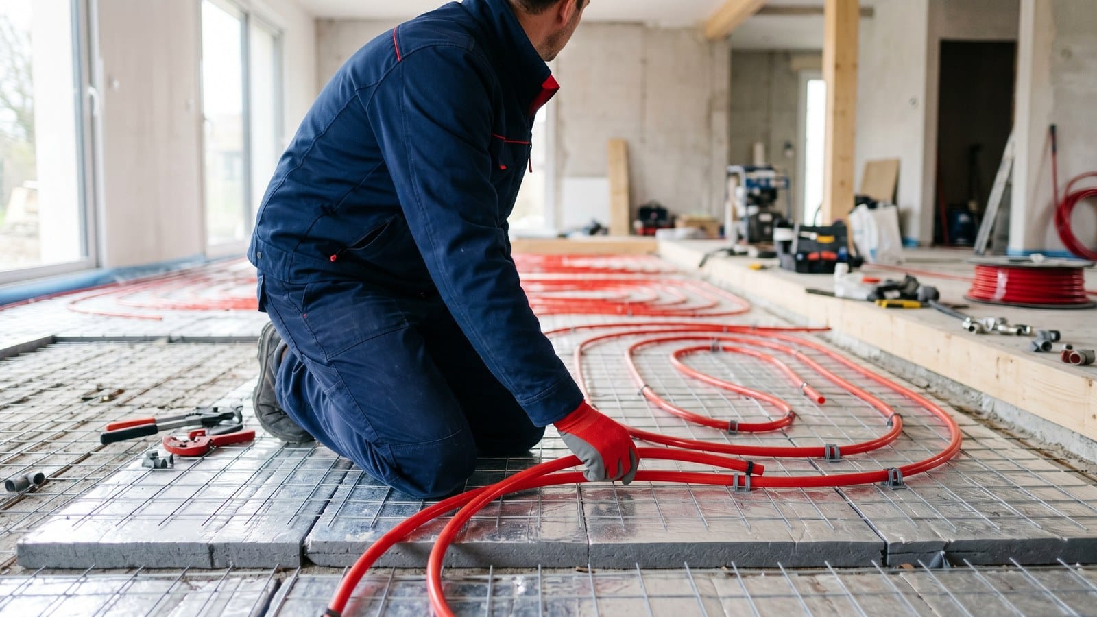 Plancher chauffant à eau : prix, pose et fonctionnement