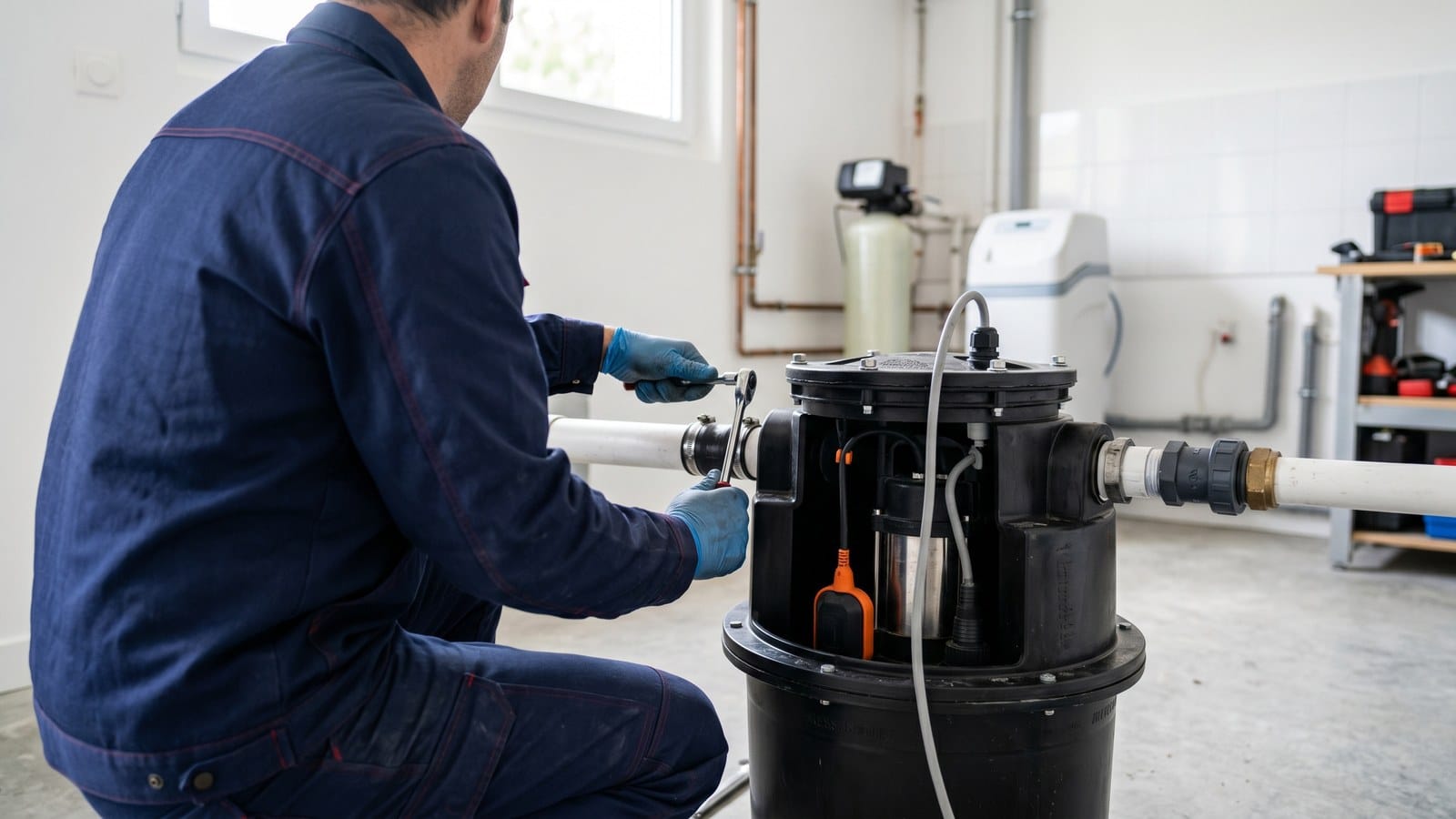 Pompe de relevage sanitaire : rôle, prix et entretien