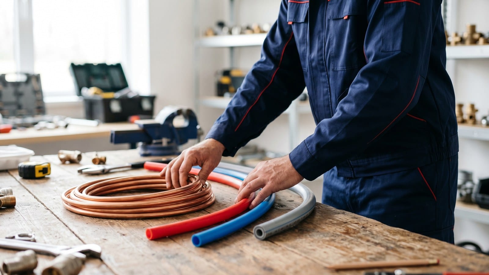PVC, PER, multicouche ou cuivre : quel tuyau de plomberie choisir