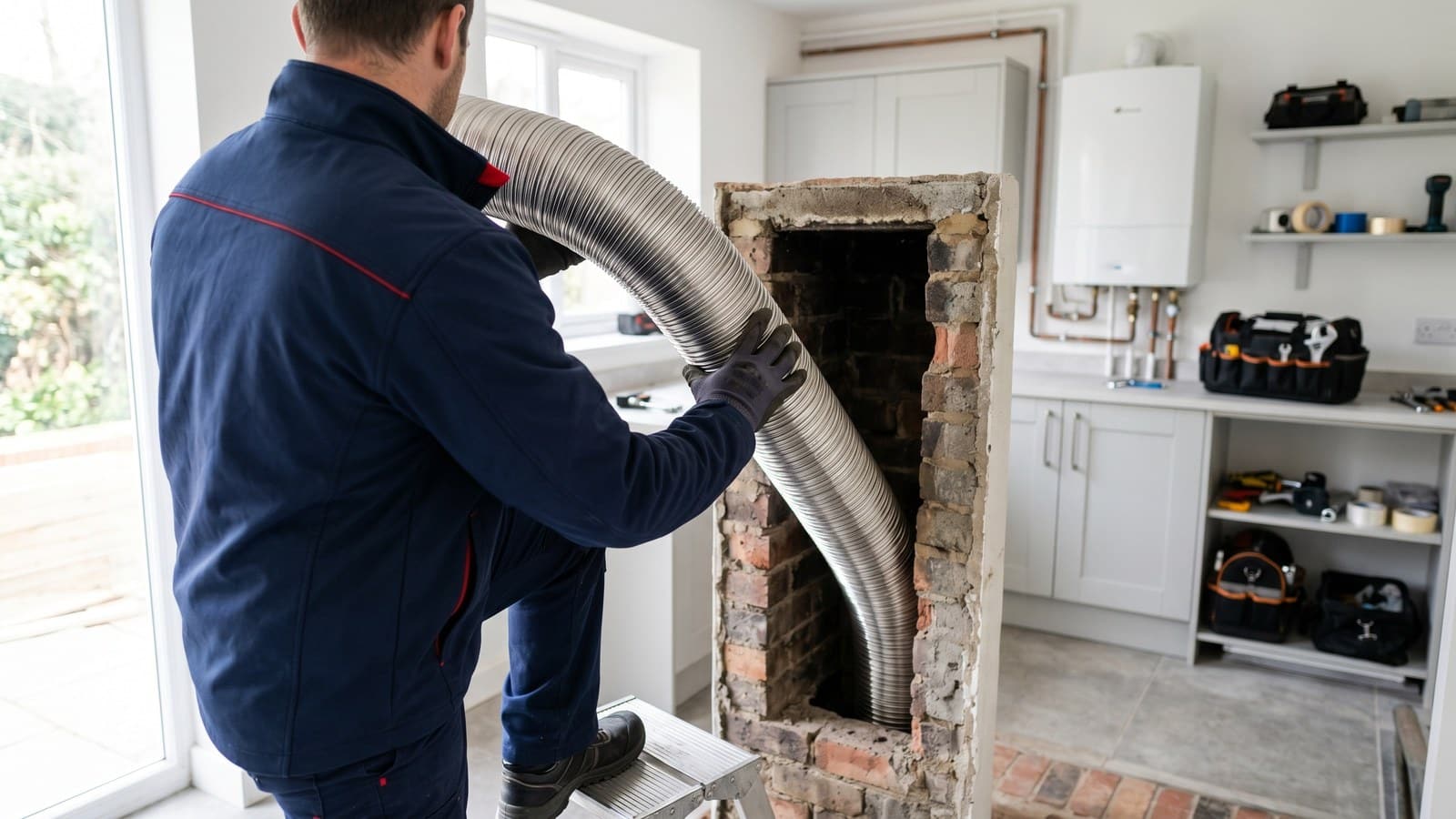 Tubage et conduit d'une chaudière à condensation : règles et prix