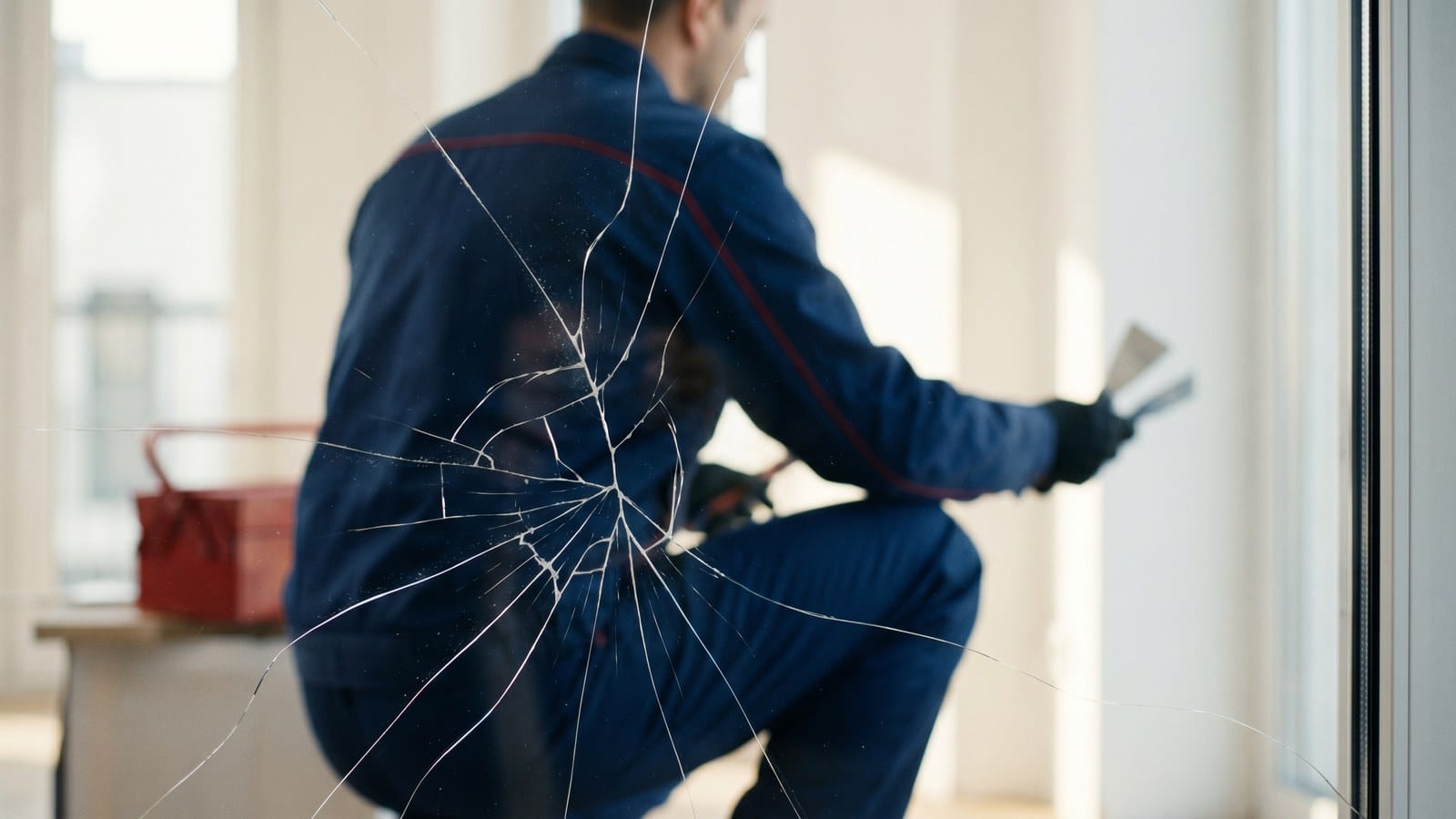 Vitre fêlée : attendre ou remplacer ?