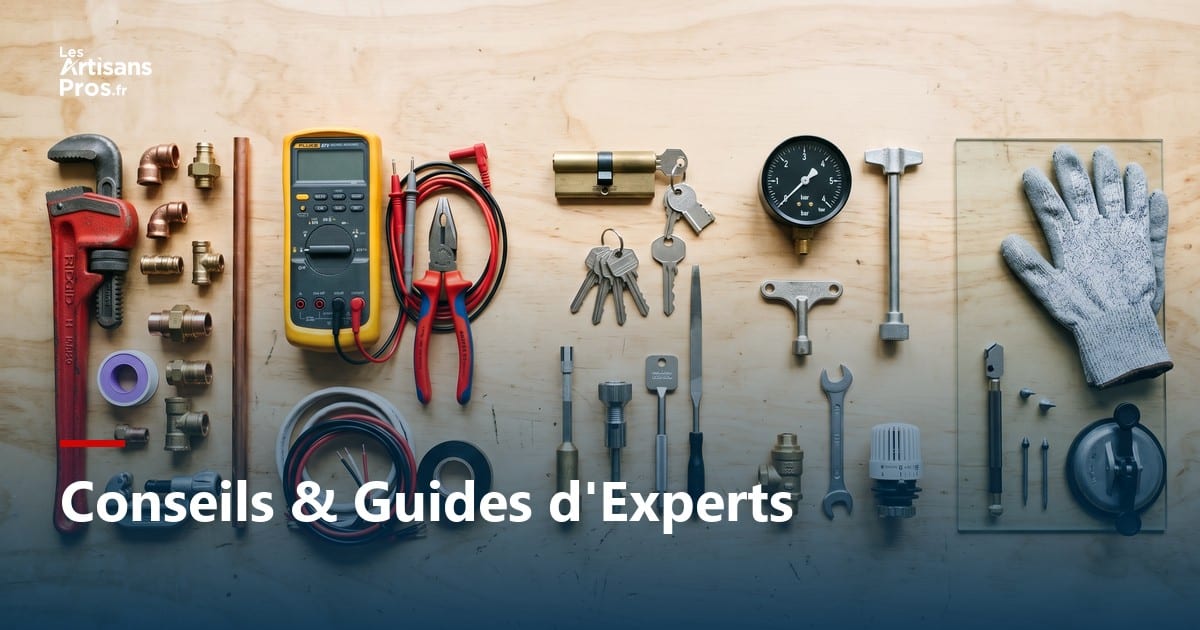 Conseils et guides d'experts Les Artisans Pros : plomberie, électricité, serrurerie, chauffage, vitrerie
