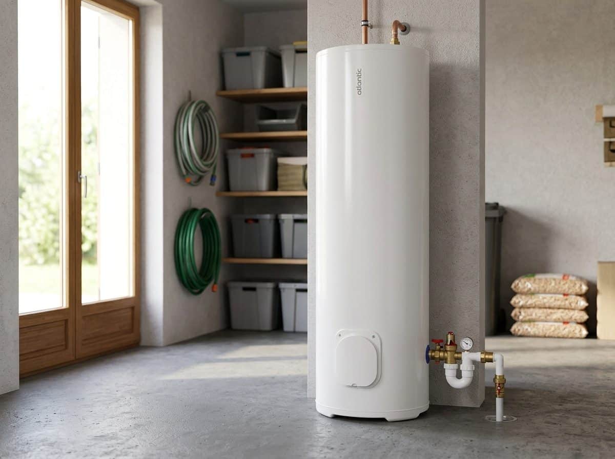 Chauffe-eau 300 litres installé dans un local technique