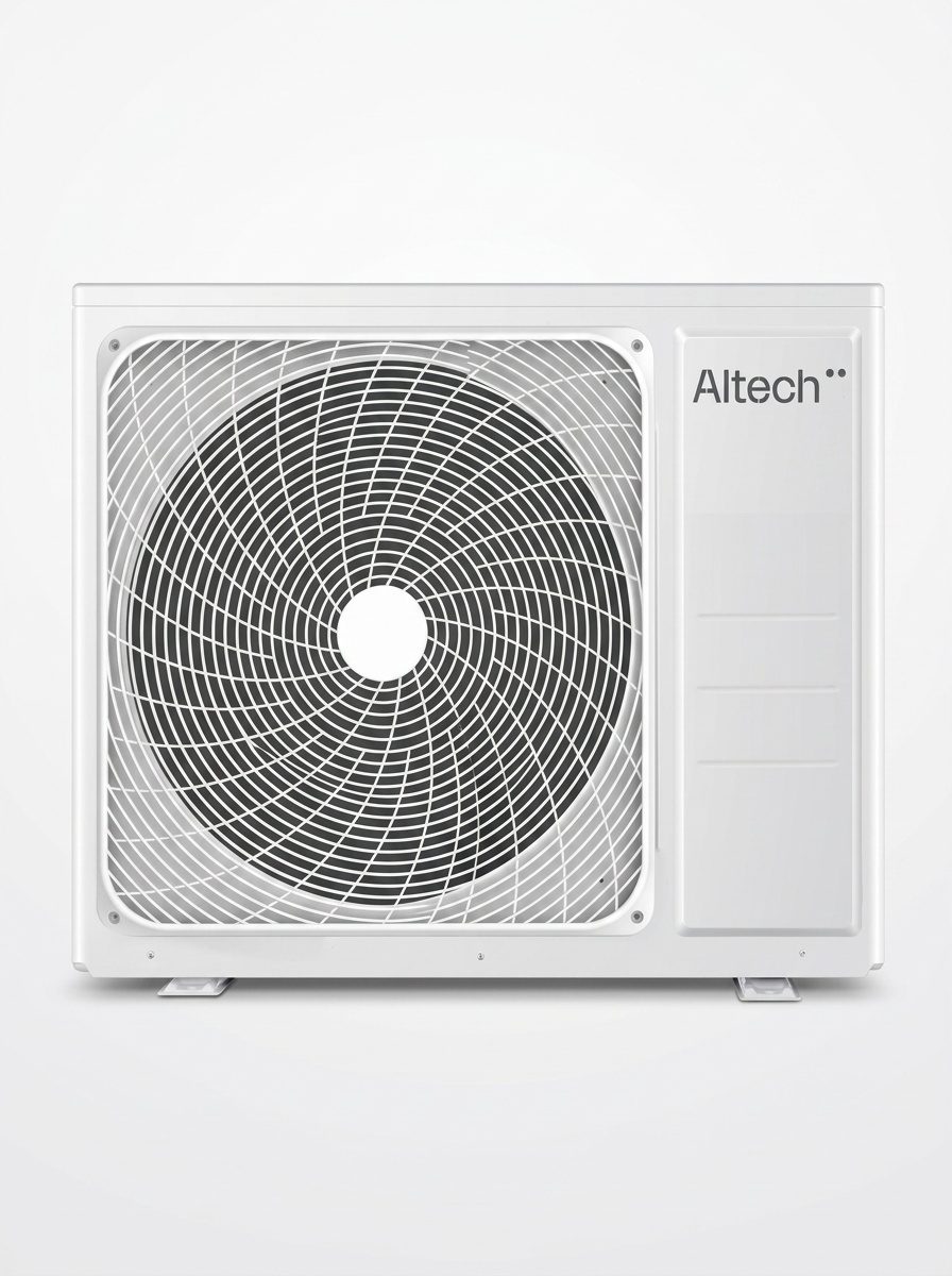 Unité intérieure murale Altech ALTe301 vue de face, façade blanche