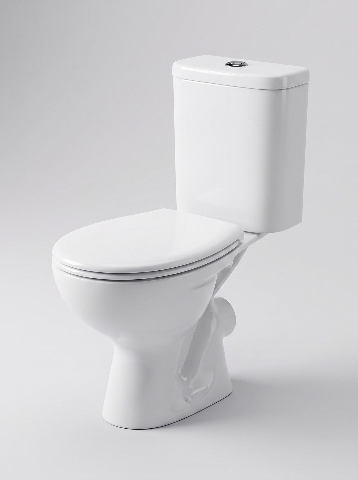 WC au sol Alterna Primeo 4 blanc, réservoir attenant double touche