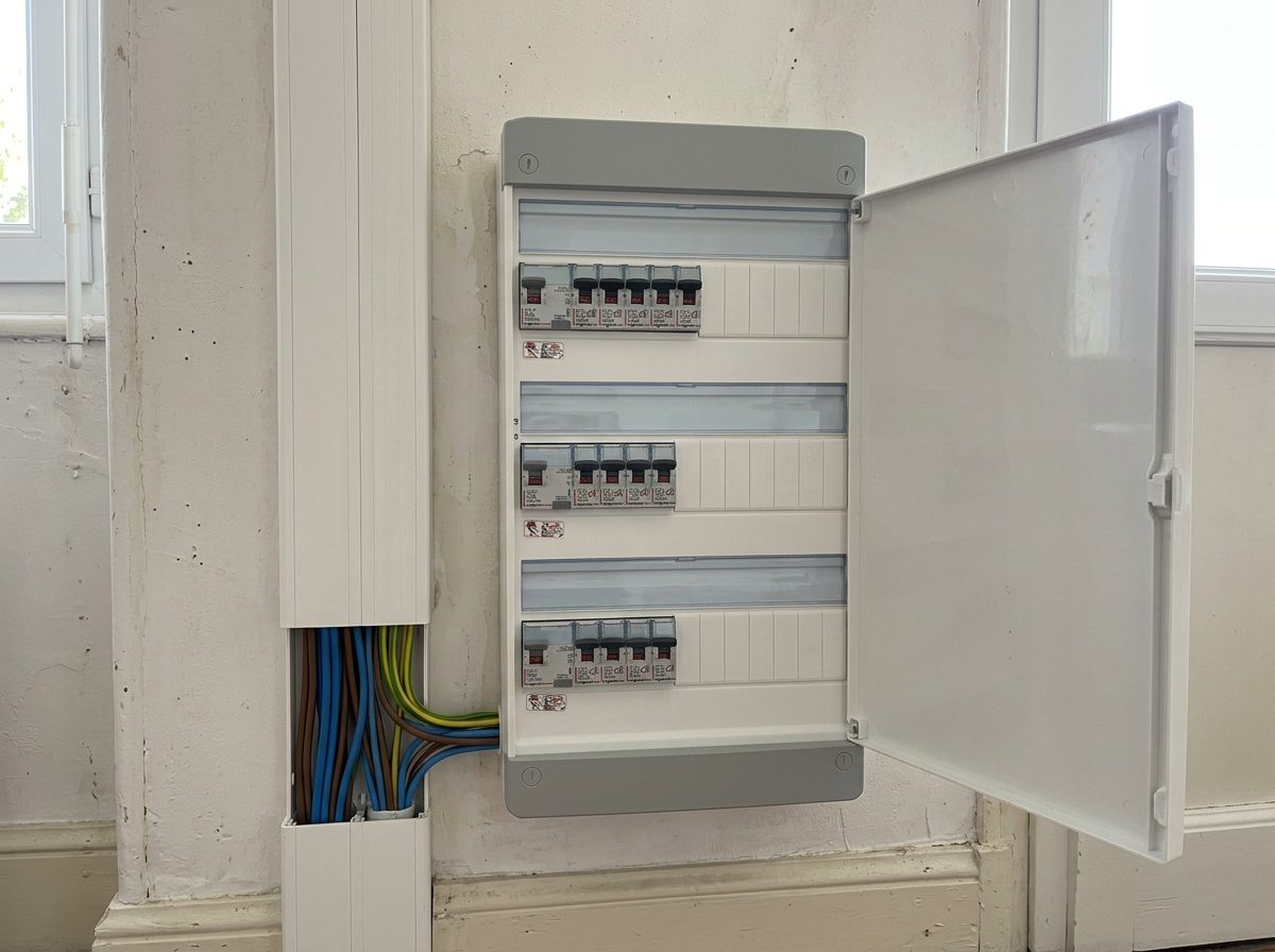 Tableau électrique Drivia installé dans un logement