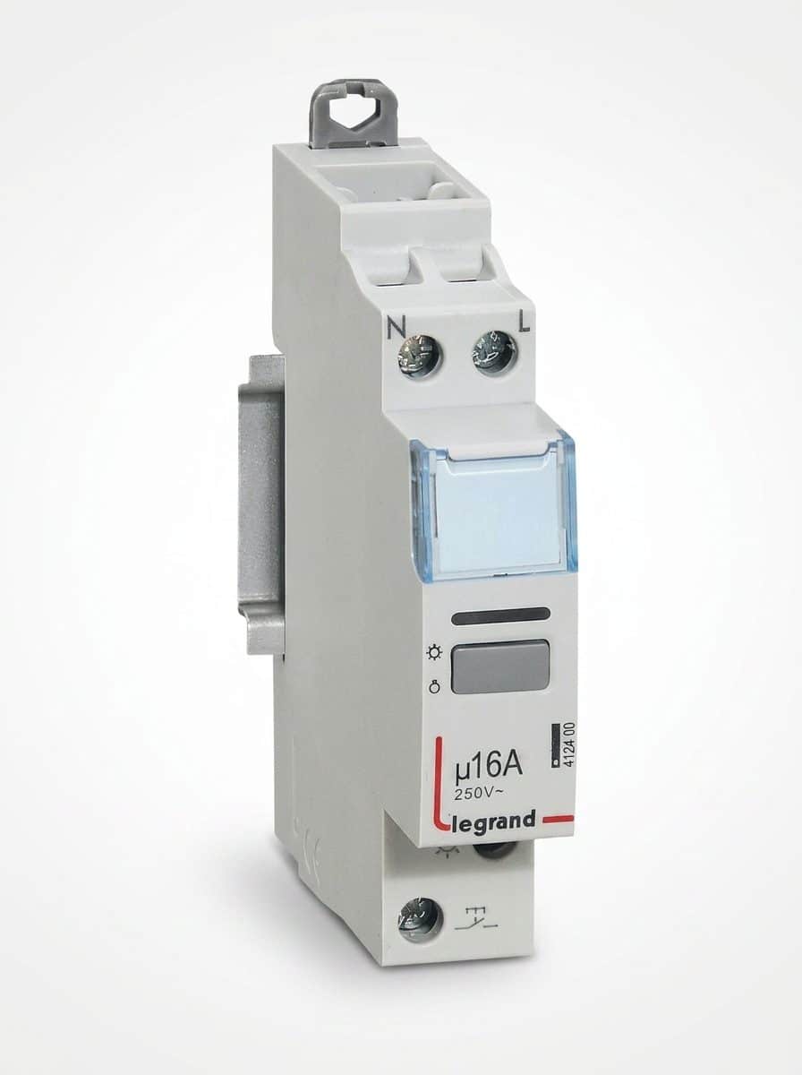 Télérupteur Legrand CX³ 16 A unipolaire 1 module à bornes à vis