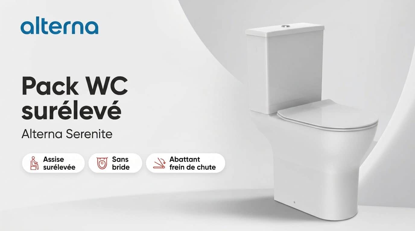 Pack WC surélevé Alterna Serenite