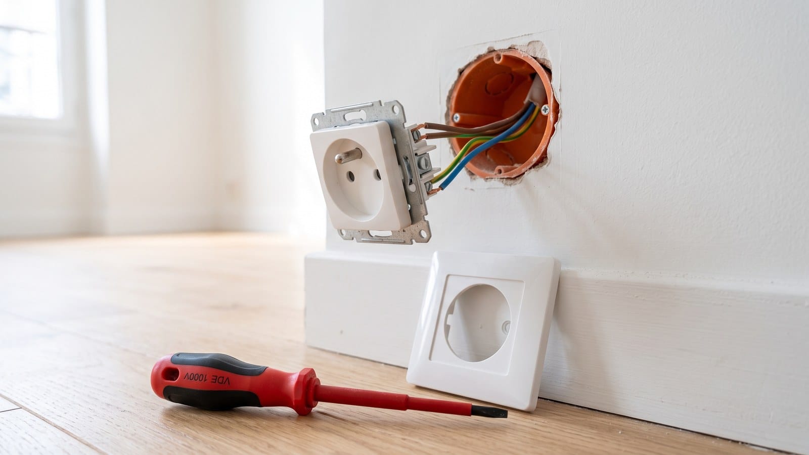 Installer ou remplacer une prise ou un interrupteur en toute sécurité