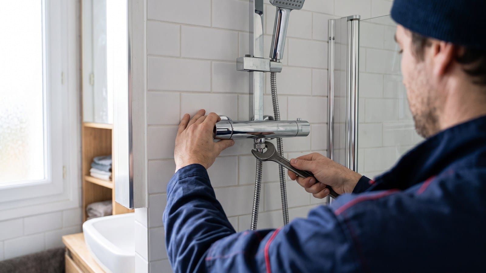 Mitigeur thermostatique et colonne de douche : choisir et poser