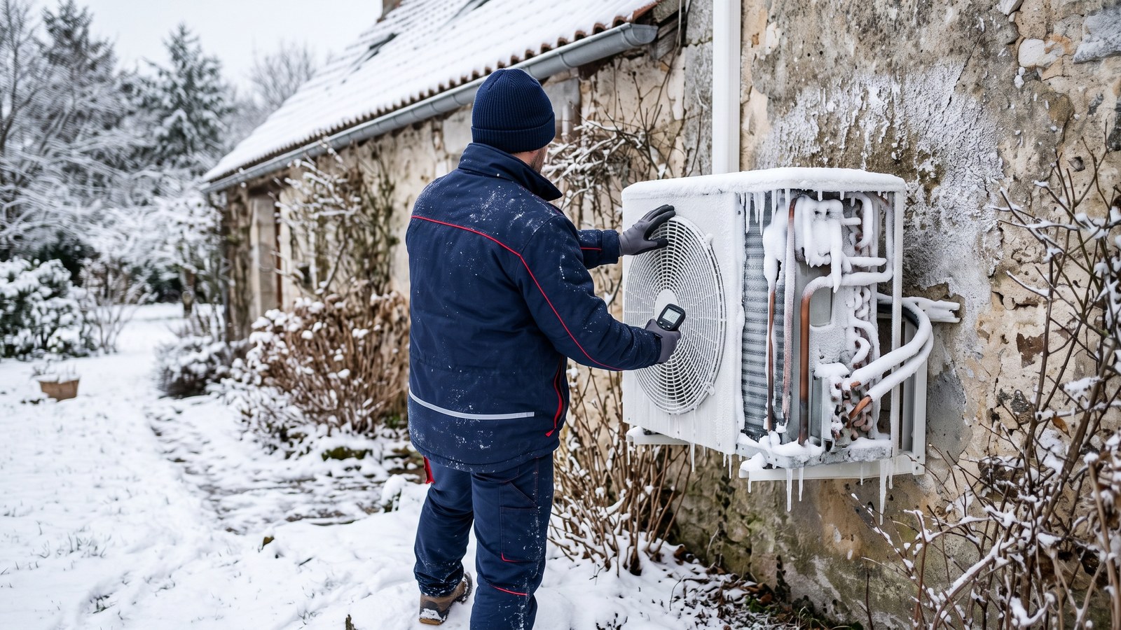 Pompe à chaleur qui ne chauffe plus ou qui givre : que faire