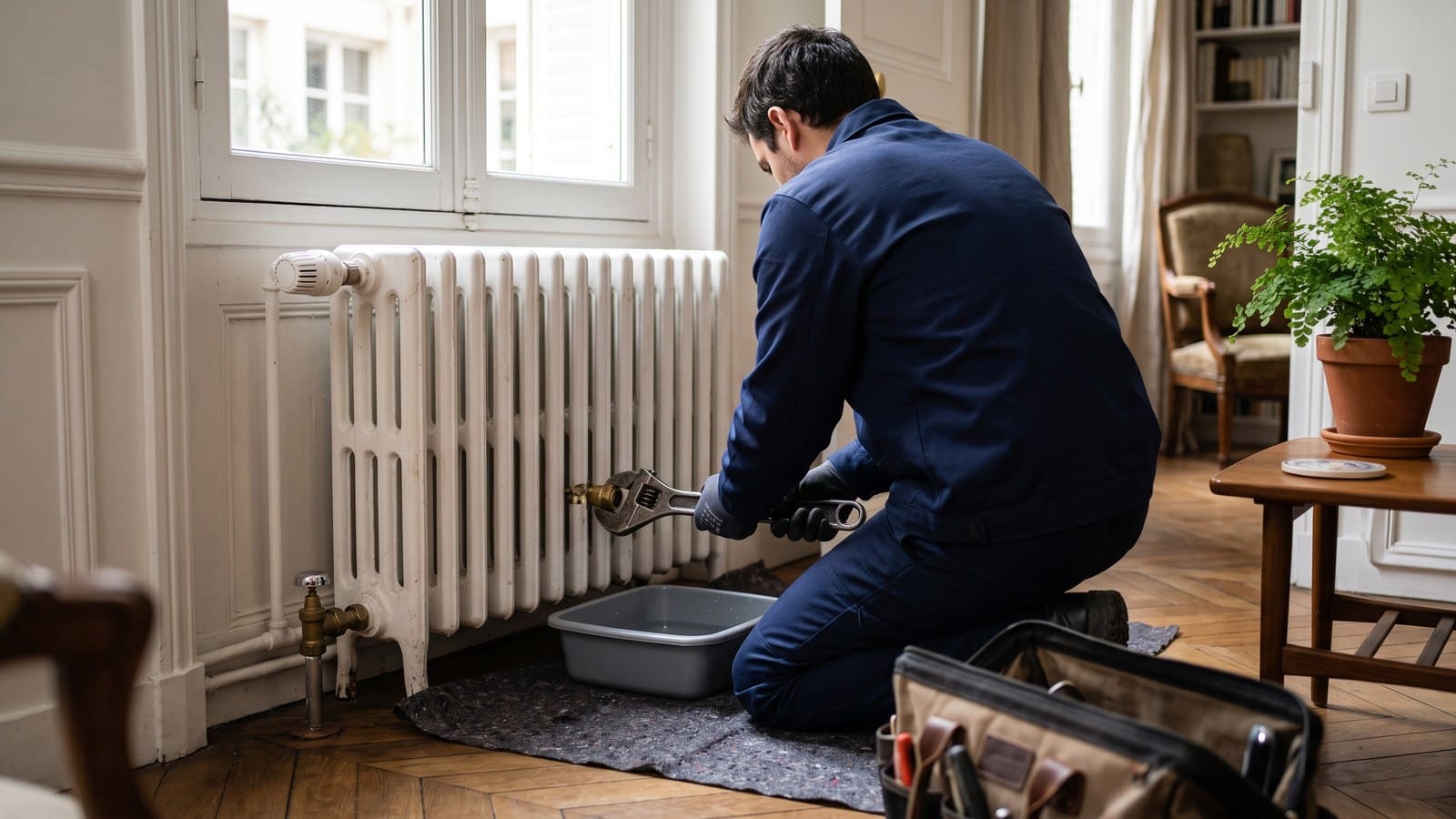 Radiateur à eau qui fuit : causes et que faire