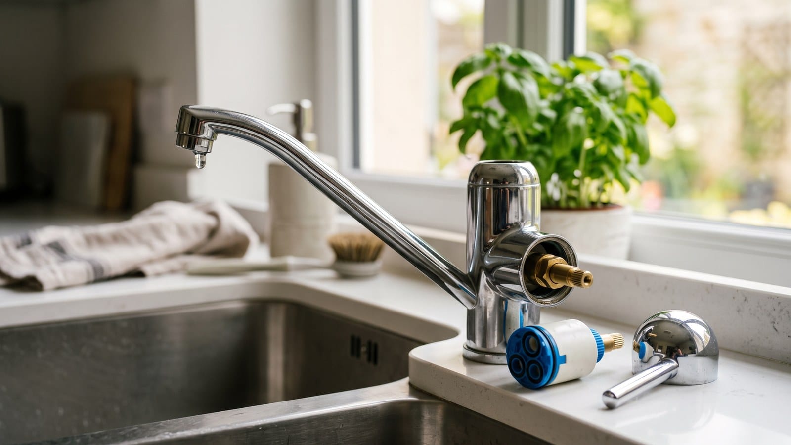 Robinet ou mitigeur qui goutte : réparer soi-même