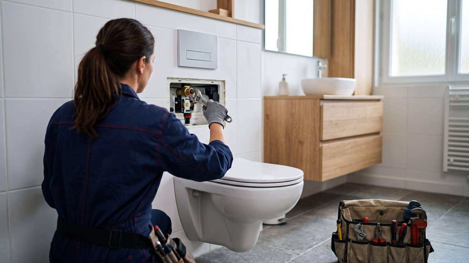 WC suspendu ou WC au sol : avantages, prix, lequel choisir