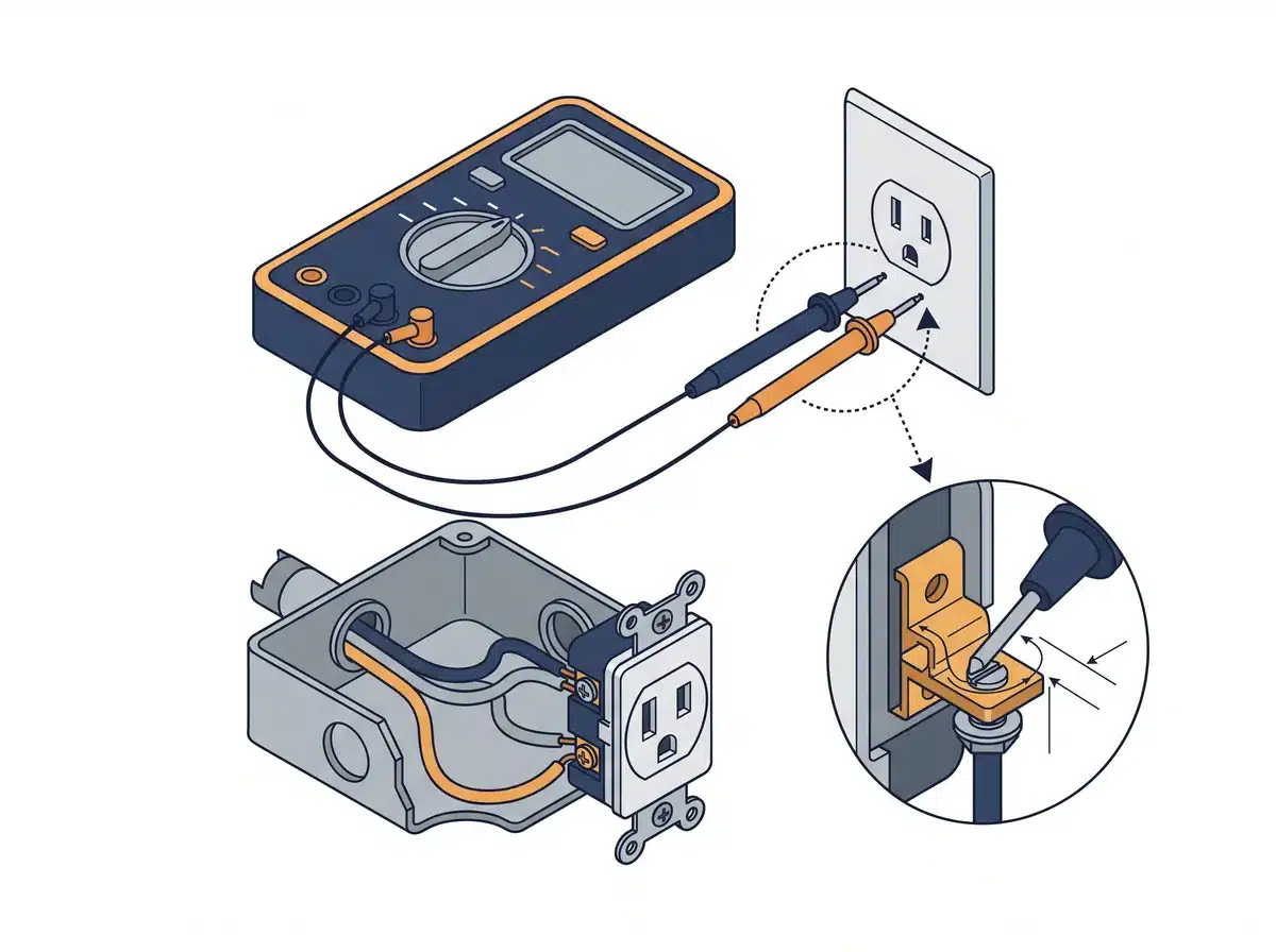 Schéma technique : la recherche de panne électrique par un électricien à Chateaurenard