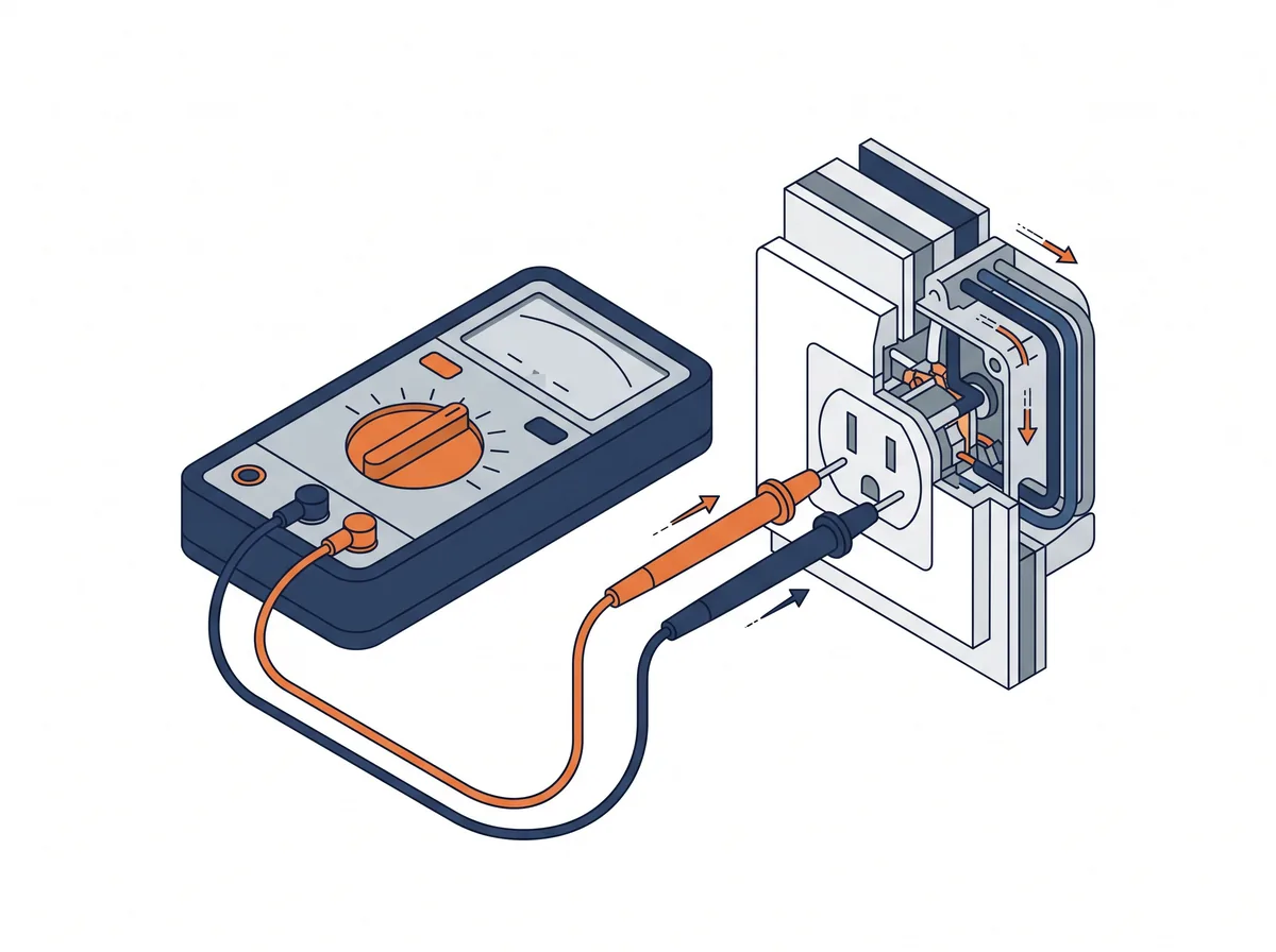 Schéma technique : la recherche de panne électrique par un électricien à Seysses