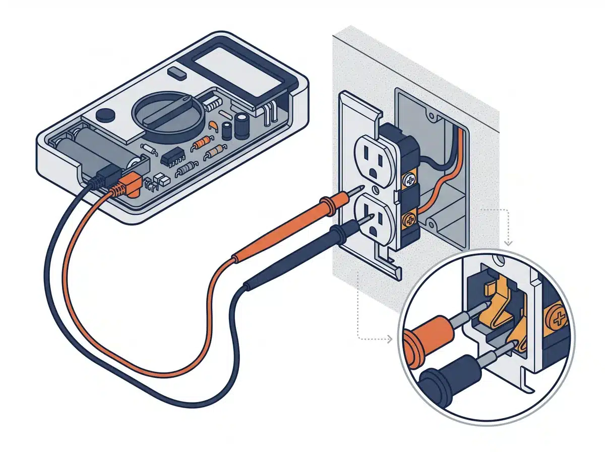 Schéma technique : la recherche de panne électrique par un électricien à Toulouse