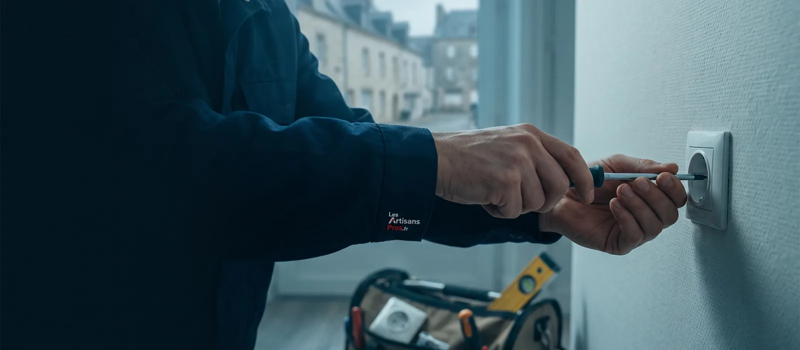 Électricien Auray - prise de courant, intervention rapide