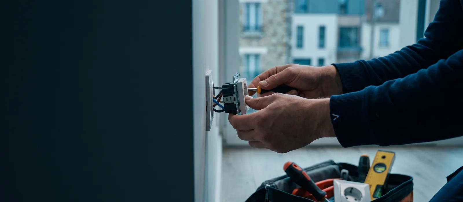 Électricien Domont - prise de courant, intervention rapide
