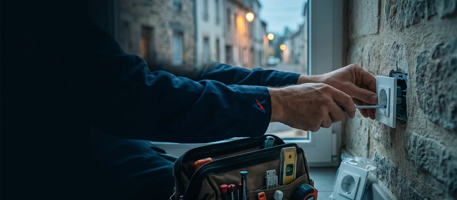 Électricien Le Creusot - prise de courant, intervention rapide
