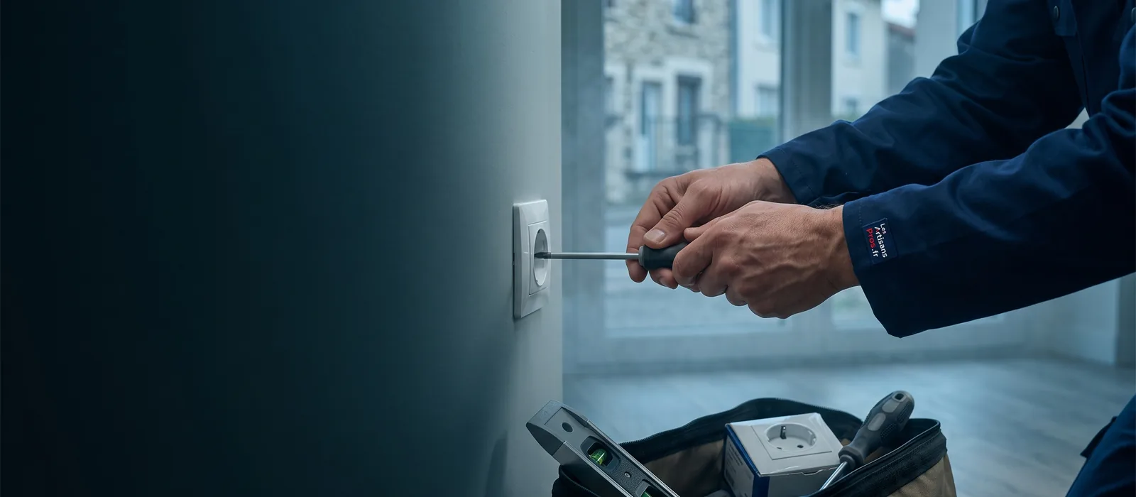 Électricien Saint-Priest - prise de courant, intervention rapide