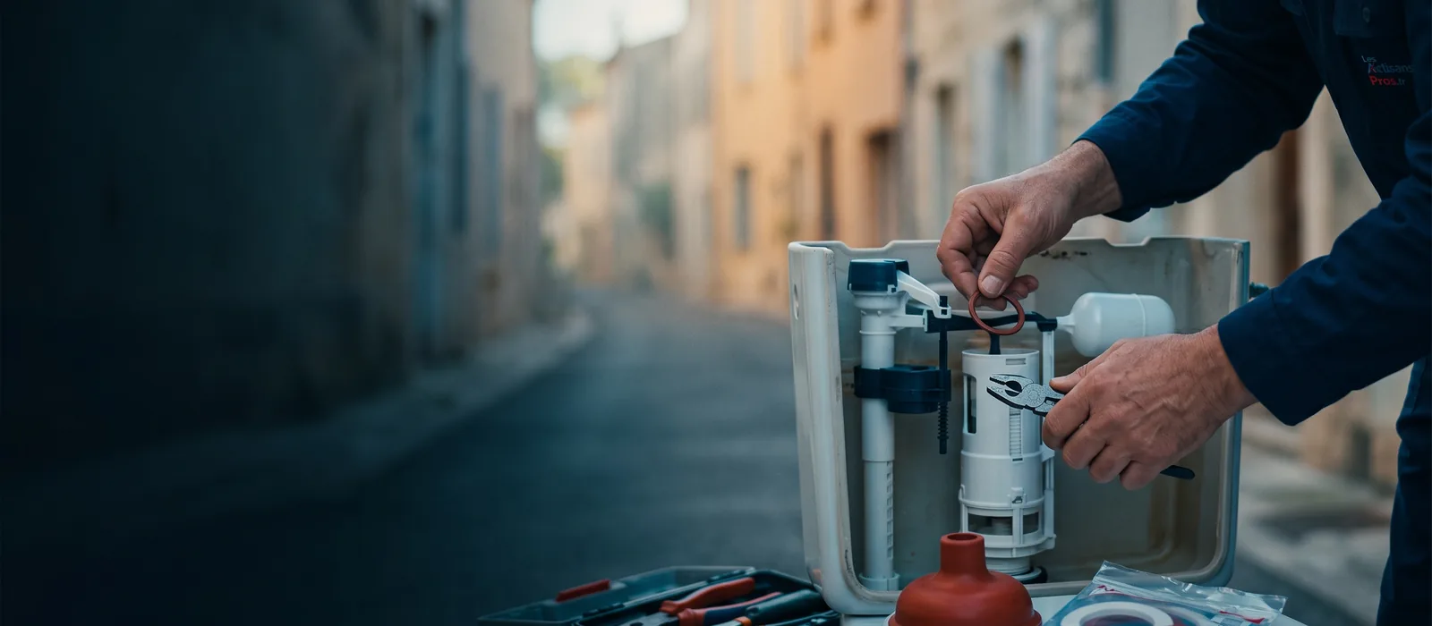 Plombier Villeneuve-lès-Avignon - WC bouché, intervention rapide