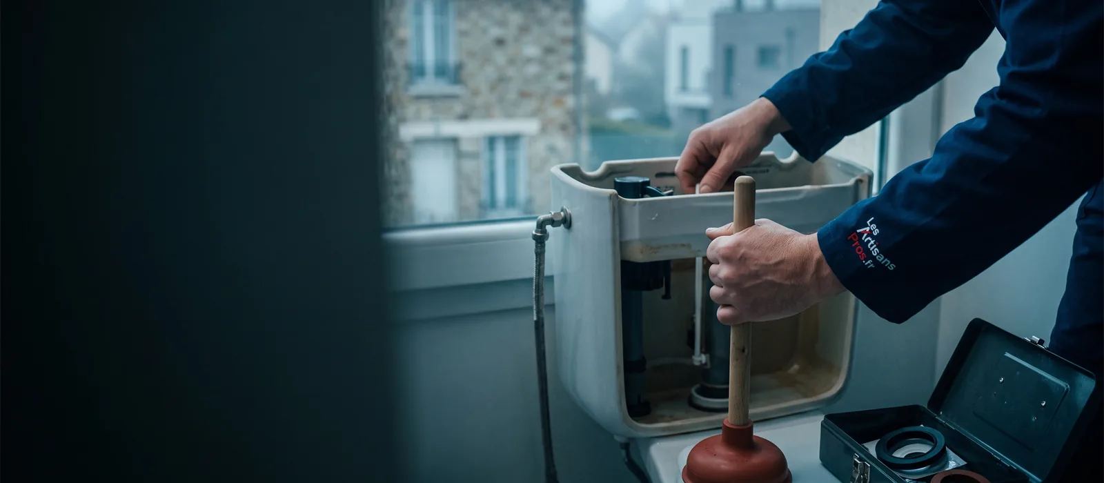 Plombier Antony - WC bouché, intervention rapide