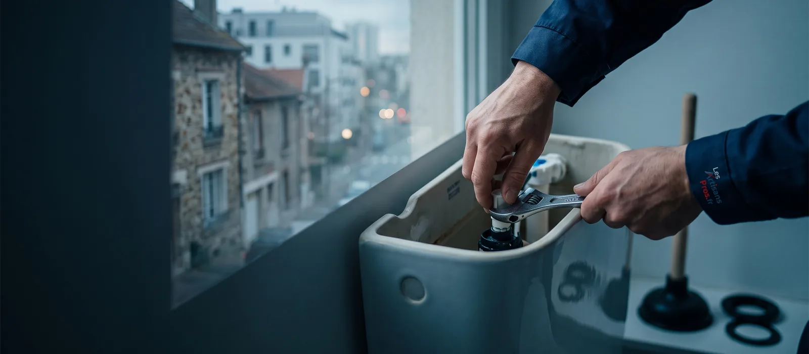 Plombier Cachan - WC bouché, intervention rapide