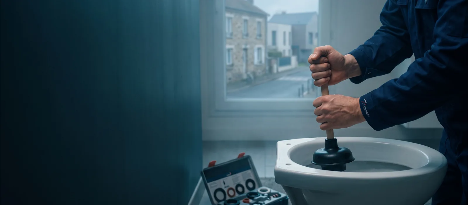 Plombier Domont - WC bouché, intervention rapide