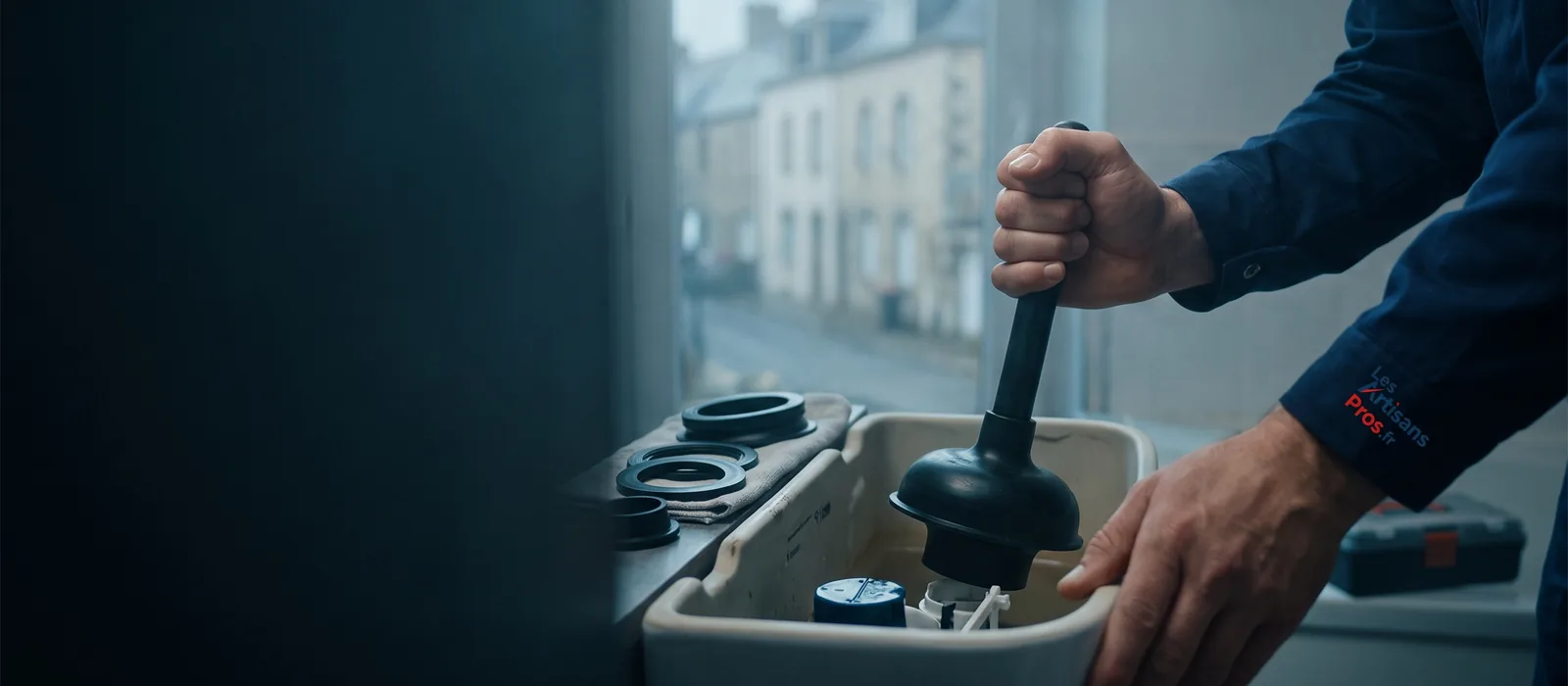 Plombier Fougères - WC bouché, intervention rapide