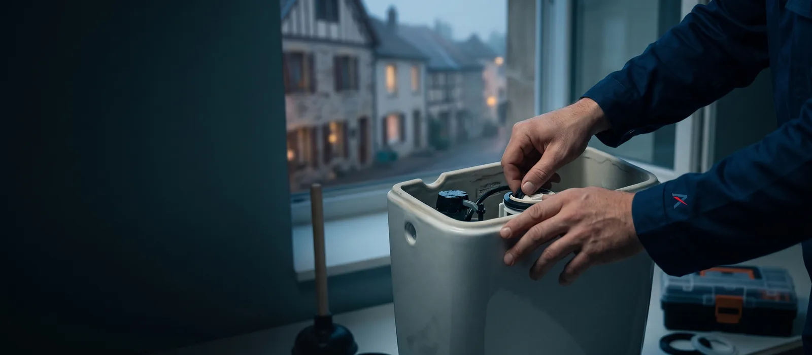 Plombier Guénange - WC bouché, intervention rapide