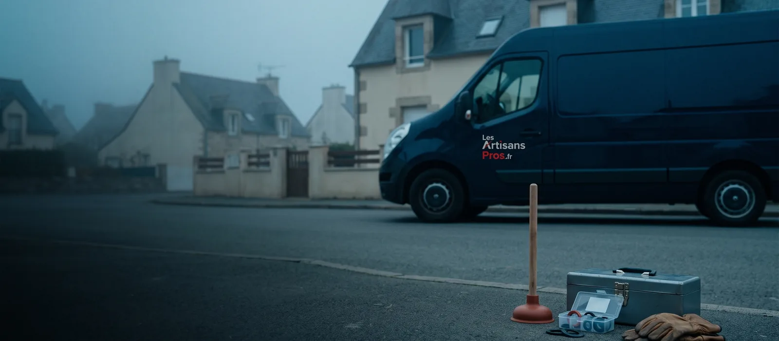 Plombier Guingamp - WC bouché, intervention rapide