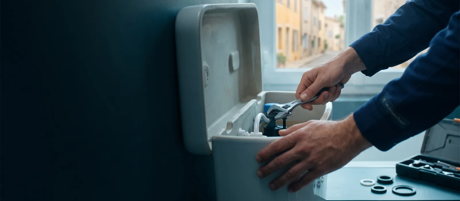 Plombier Lançon-Provence - WC bouché, intervention rapide