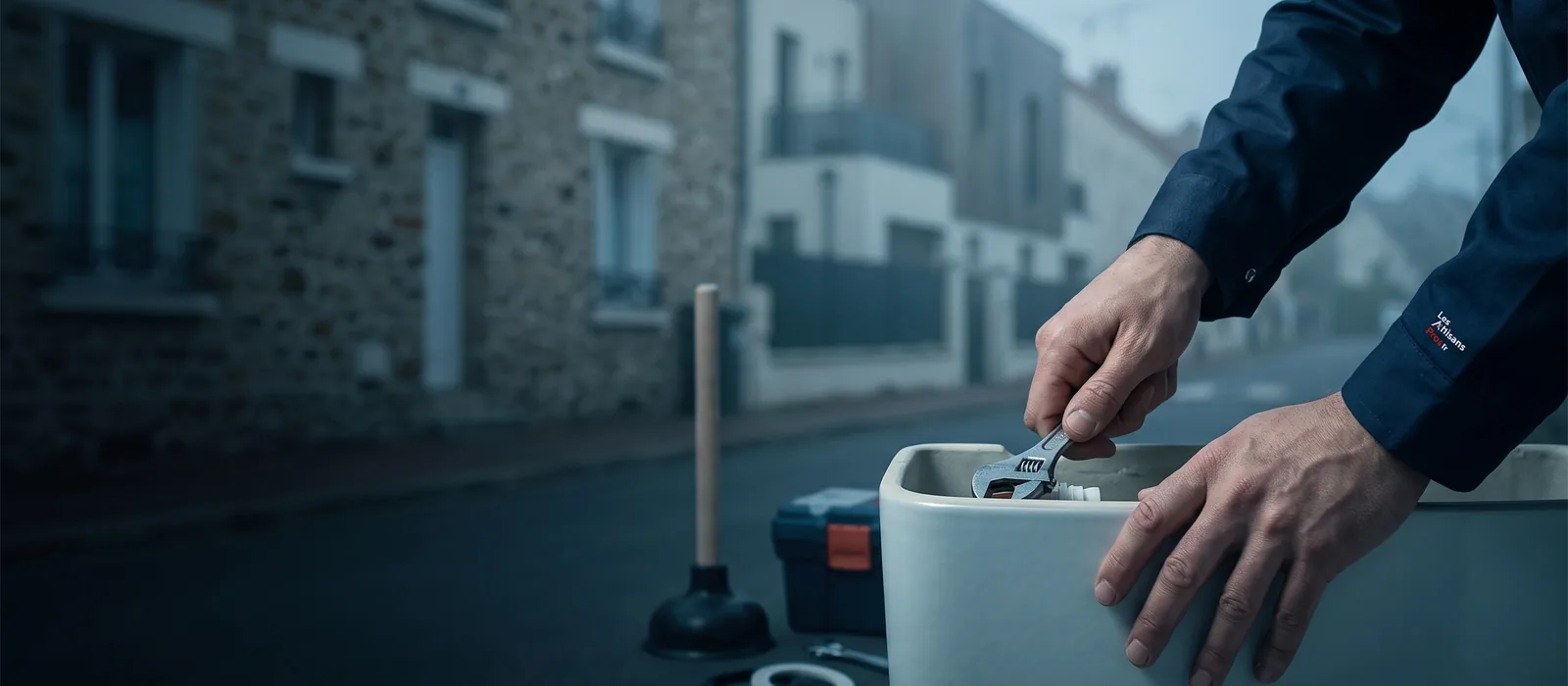 Plombier Le Plessis-Trévise - WC bouché, intervention rapide