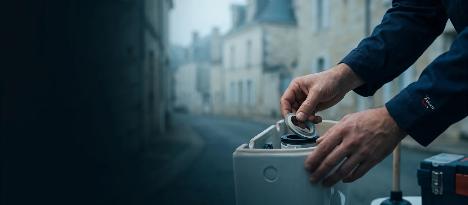 Plombier Léognan - WC bouché, intervention rapide