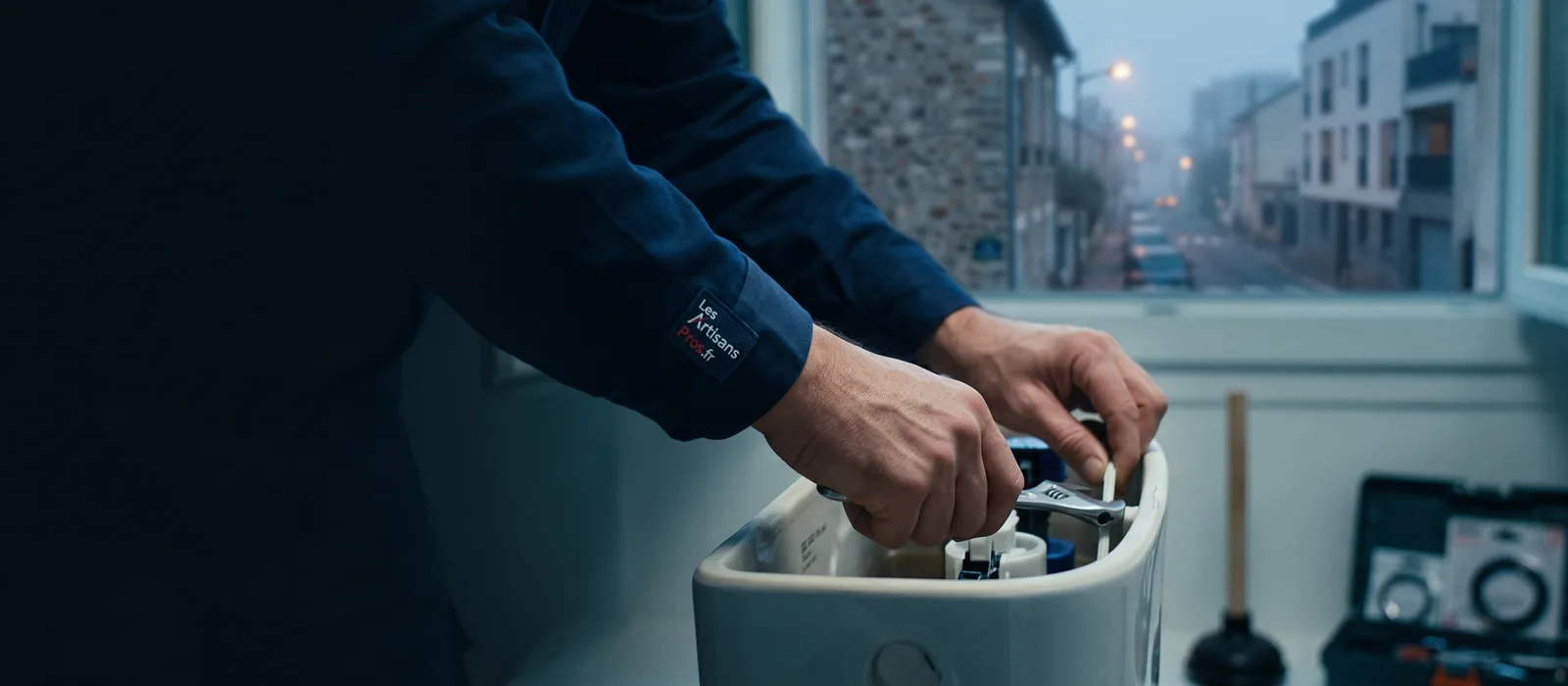 Plombier Les Lilas - WC bouché, intervention rapide