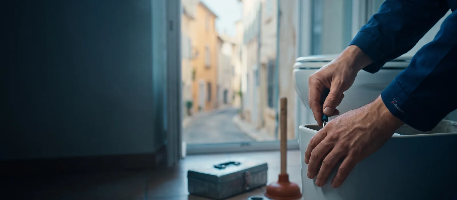 Plombier Martigues - WC bouché, intervention rapide