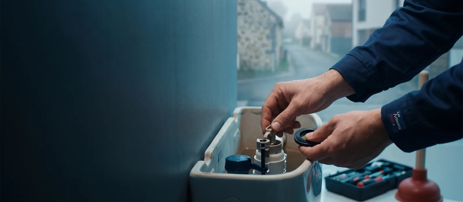 Plombier Mennecy - WC bouché, intervention rapide