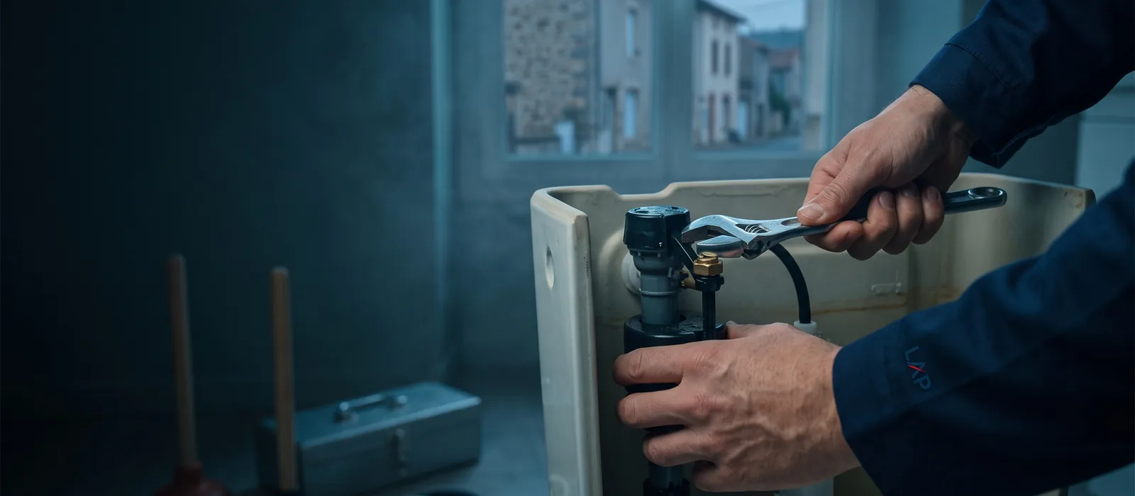 Plombier Roche-la-Molière - WC bouché, intervention rapide